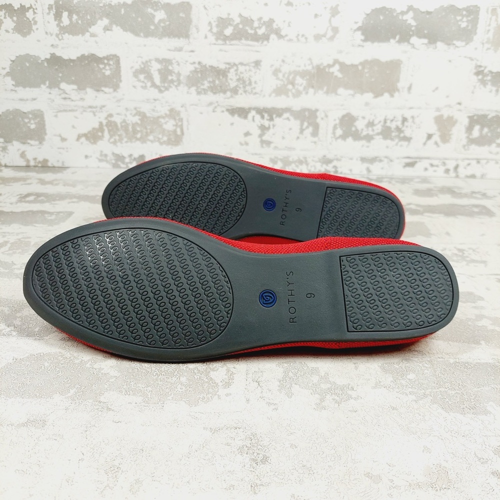 NEW Rothy's The Loafer Red Round Toe Slip On Flat Loafers F378 - Picture 6 of 8